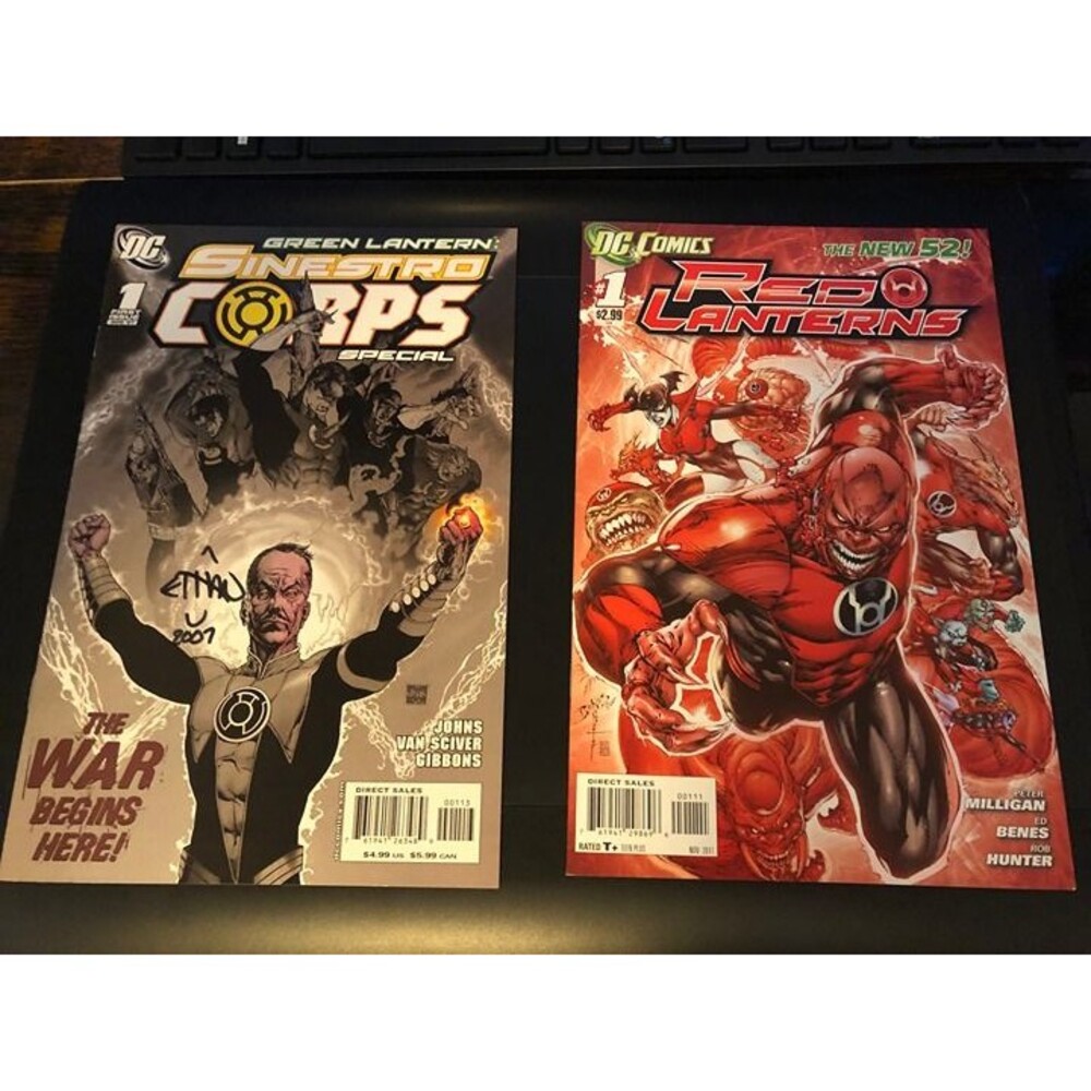 RED LANTERNS#1Atrocitus Bleez Dex-Starr Green Lantern DC+ Sinestro Crops Signed